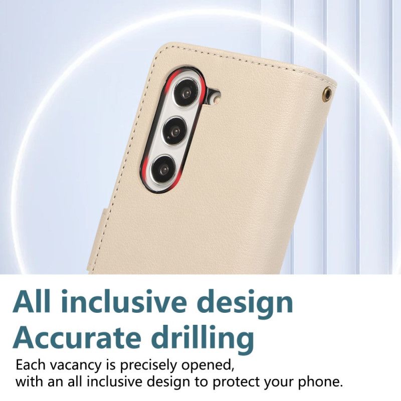 Læder Cover Samsung Galaxy Z Fold 7 Pung Med Rem