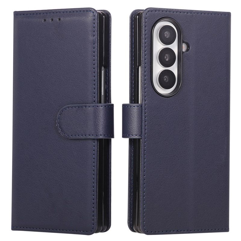 Læder Cover Samsung Galaxy Z Fold 7 Telefon Etui Klassisk