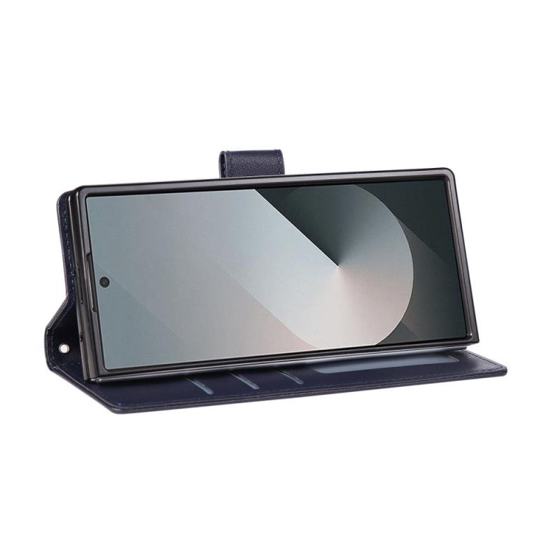 Læder Cover Samsung Galaxy Z Fold 7 Telefon Etui Klassisk