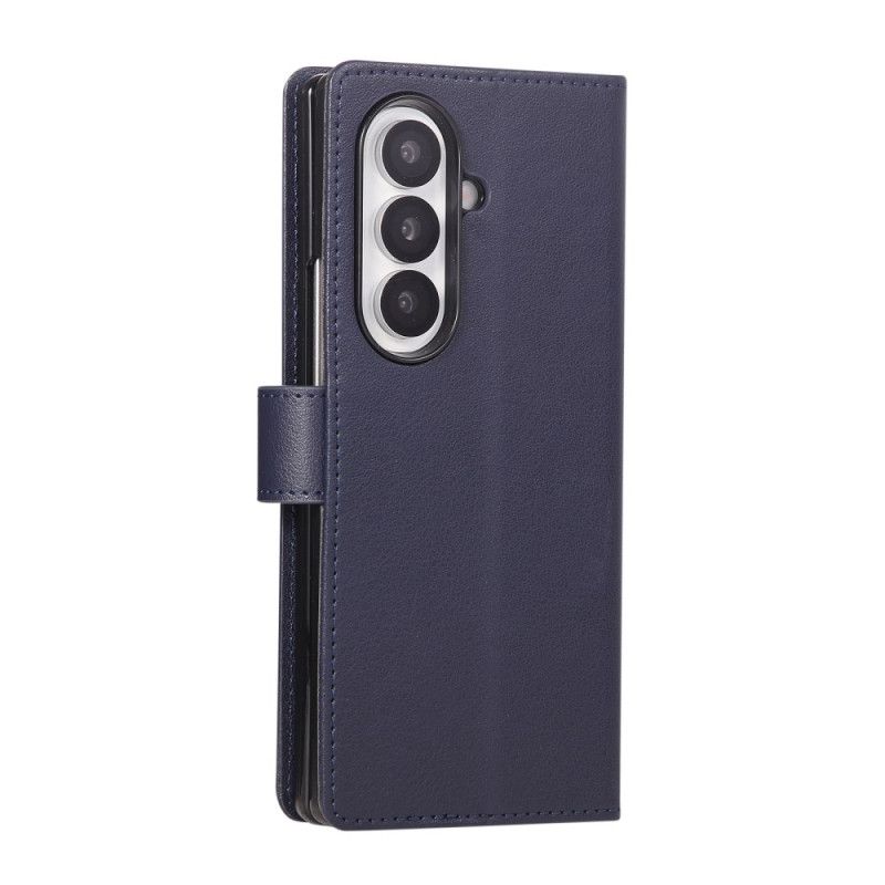 Læder Cover Samsung Galaxy Z Fold 7 Telefon Etui Klassisk