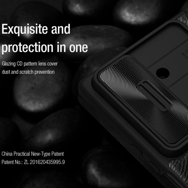 Læder Cover Samsung Galaxy Z Fold 7 Telefon Etui Qin Pro Serie Nillkin