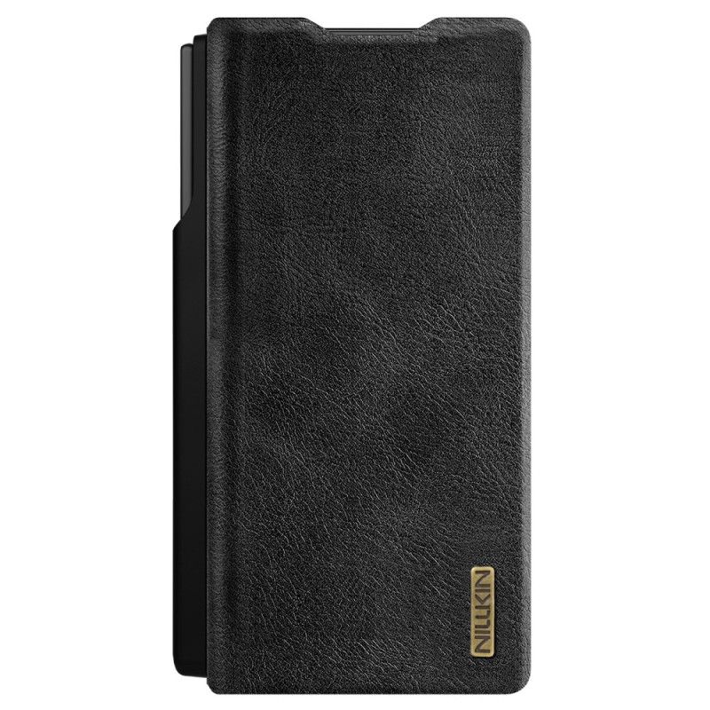 Læder Cover Samsung Galaxy Z Fold 7 Telefon Etui Qin Pro Serie Nillkin
