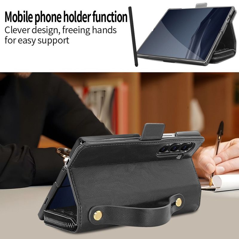 Samsung Galaxy Z Fold 7 Lynlåset Etui Og Strop