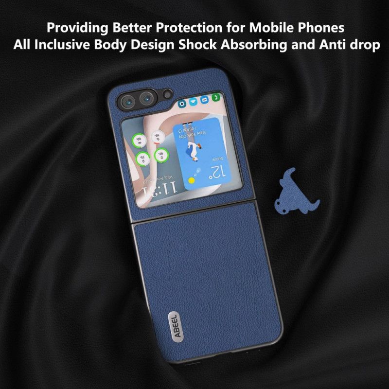 Cover Samsung Galaxy Z Flip 7 Fe Abeel Lædereffekt
