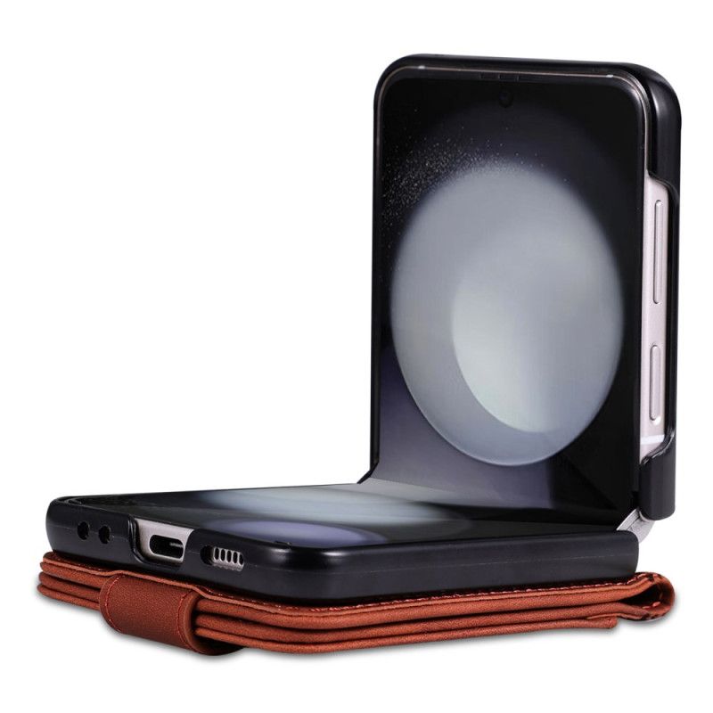 Cover Samsung Galaxy Z Flip 7 Fe Azns Kortholder I Kunstlæder