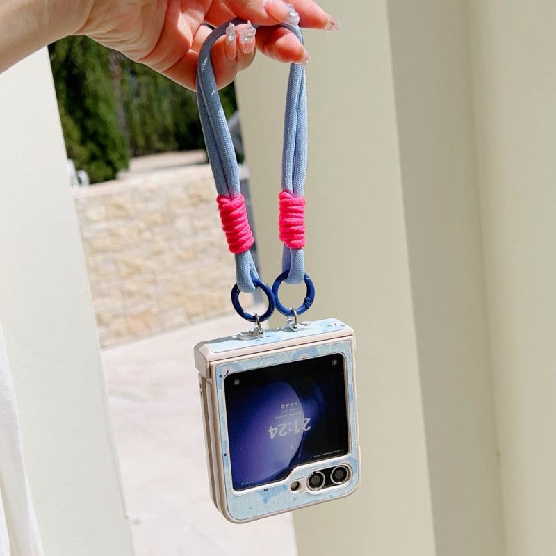 Cover Samsung Galaxy Z Flip 7 Fe Bjørnedesign Og Håndledsrem