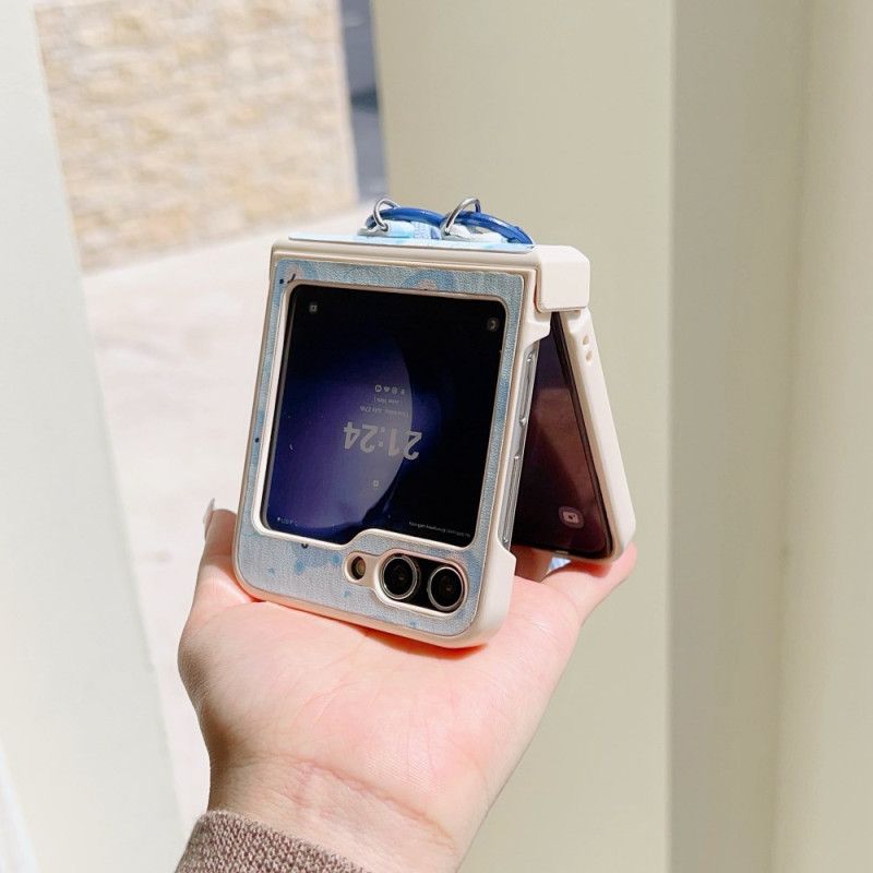 Cover Samsung Galaxy Z Flip 7 Fe Bjørnedesign Og Håndledsrem