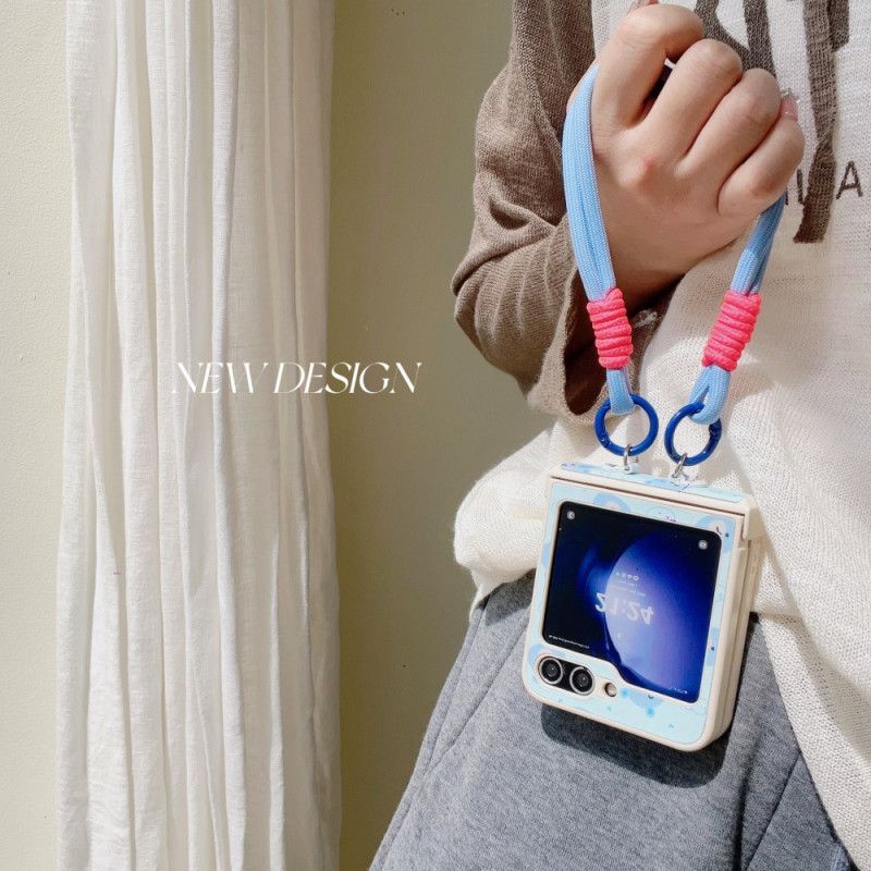 Cover Samsung Galaxy Z Flip 7 Fe Bjørnedesign Og Håndledsrem