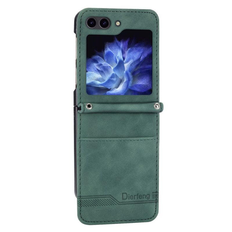 Cover Samsung Galaxy Z Flip 7 Fe Dierfeng Kortholder