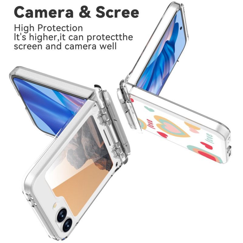 Cover Samsung Galaxy Z Flip 7 Fe Forskellige Mønstre