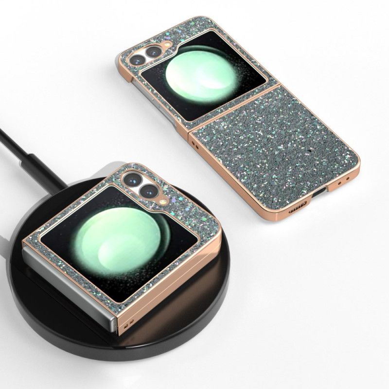 Cover Samsung Galaxy Z Flip 7 Fe Glitterdesign
