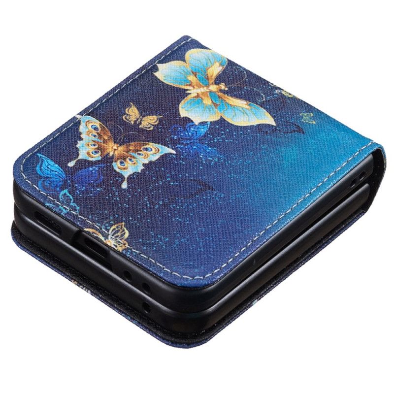 Cover Samsung Galaxy Z Flip 7 Fe Guldsommerfugle