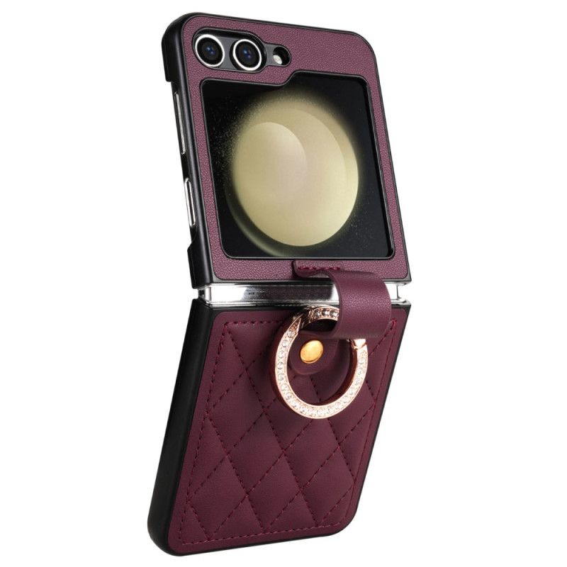 Cover Samsung Galaxy Z Flip 7 Fe Klassisk Quiltet