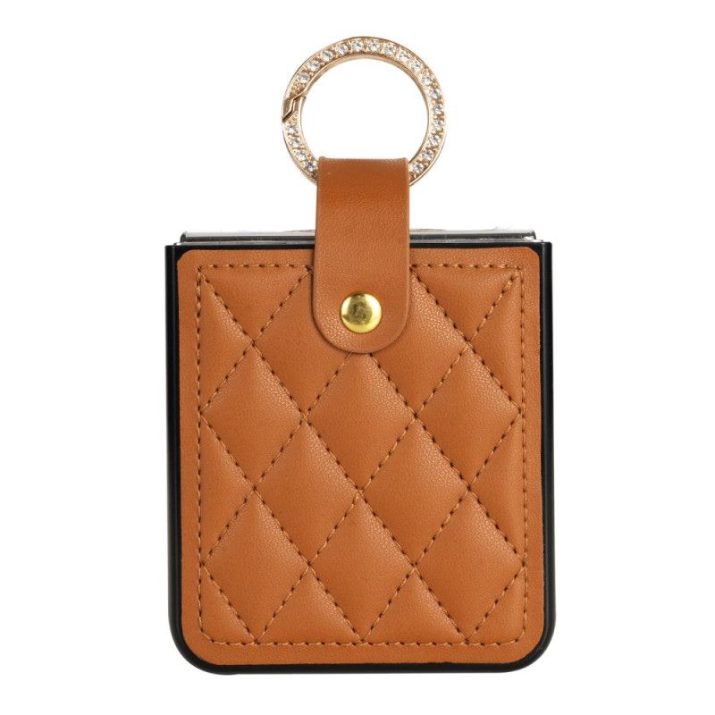 Cover Samsung Galaxy Z Flip 7 Fe Klassisk Quiltet