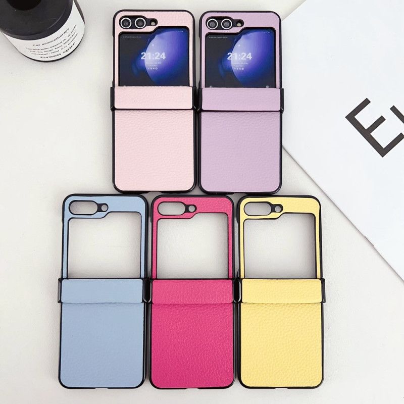 Cover Samsung Galaxy Z Flip 7 Fe Litchimønster