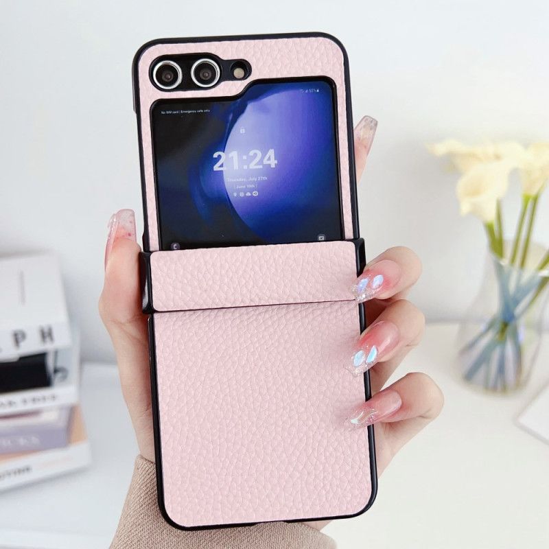 Cover Samsung Galaxy Z Flip 7 Fe Litchimønster