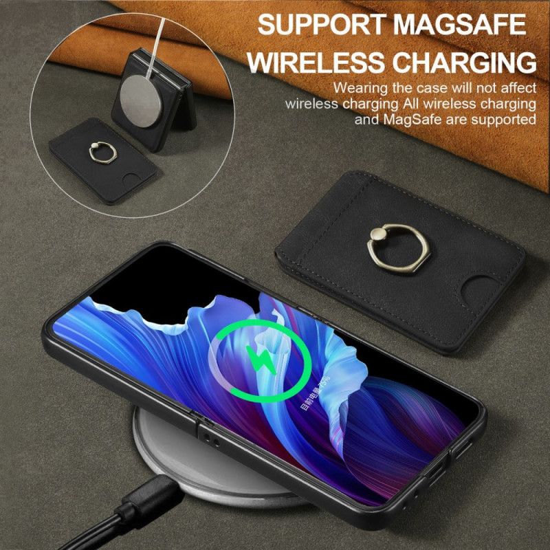 Cover Samsung Galaxy Z Flip 7 Fe Magnetisk Med Aftagelig Kortholder