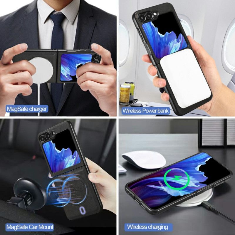 Cover Samsung Galaxy Z Flip 7 Fe Magnetisk Med Aftagelig Kortholder