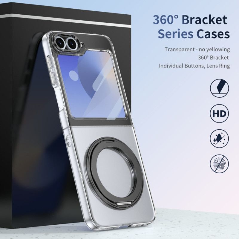 Cover Samsung Galaxy Z Flip 7 Fe Magnetisk Stativ Og Hd-skærmbeskytter