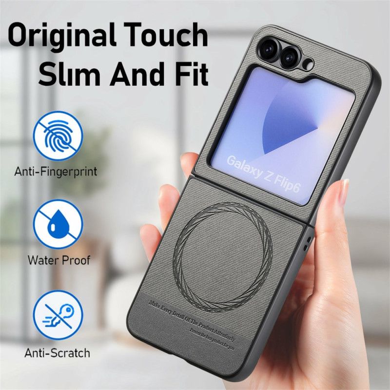 Cover Samsung Galaxy Z Flip 7 Fe Magsafe-kompatibel Denim Tekstur