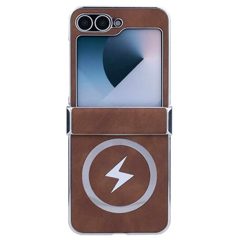 Cover Samsung Galaxy Z Flip 7 Fe Magsafe-kompatibel Lædereffekt