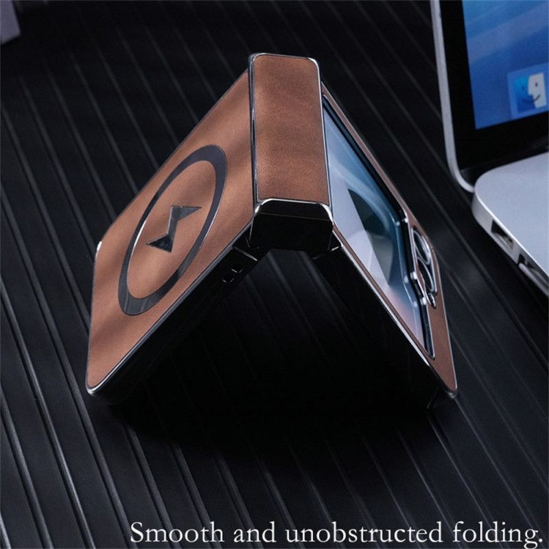 Cover Samsung Galaxy Z Flip 7 Fe Magsafe-kompatibel Lædereffekt