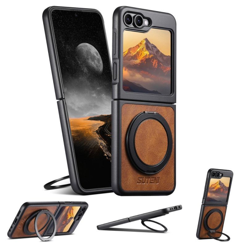 Cover Samsung Galaxy Z Flip 7 Fe Magsafe-kompatibel Med Suteni Ringholder