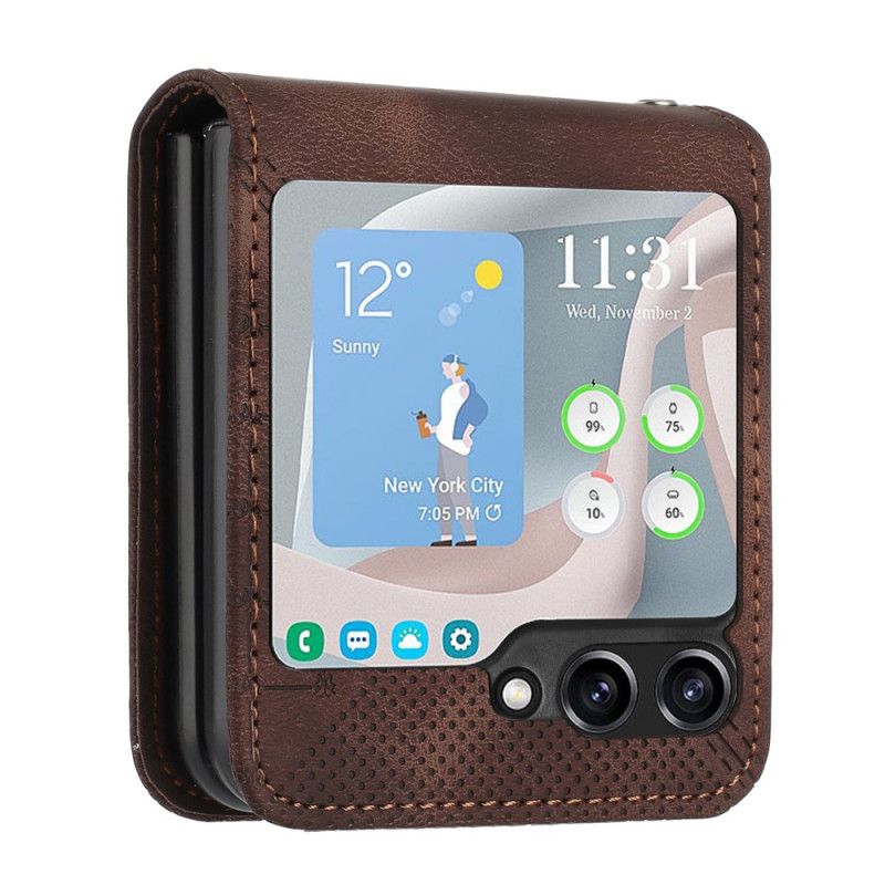 Cover Samsung Galaxy Z Flip 7 Fe Mønstret Pung