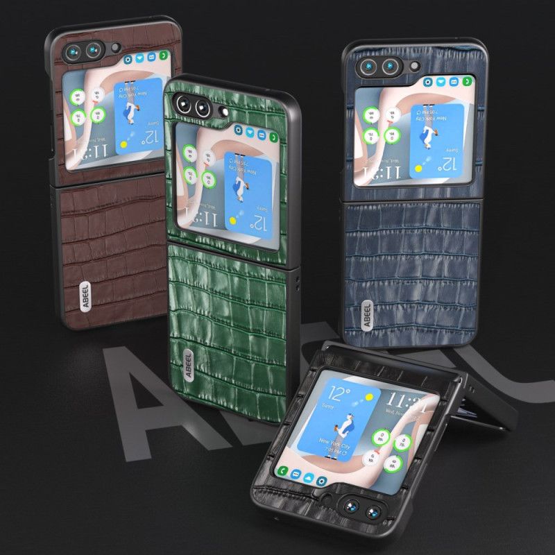 Cover Samsung Galaxy Z Flip 7 Fe Premium Krokodilletekstur