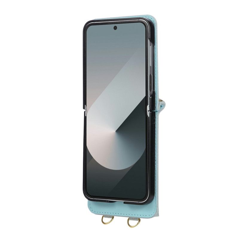 Cover Samsung Galaxy Z Flip 7 Fe Quiltet Med Skulderrem