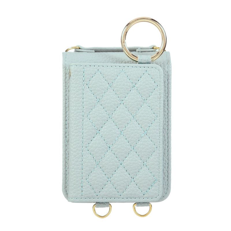 Cover Samsung Galaxy Z Flip 7 Fe Quiltet Med Skulderrem