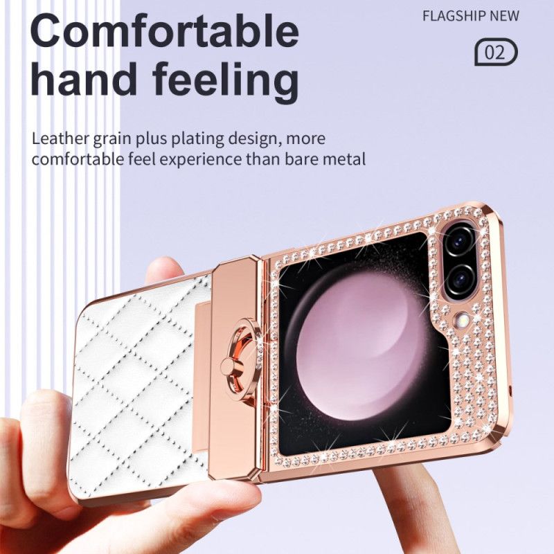 Cover Samsung Galaxy Z Flip 7 Fe Rhinstensdekoration