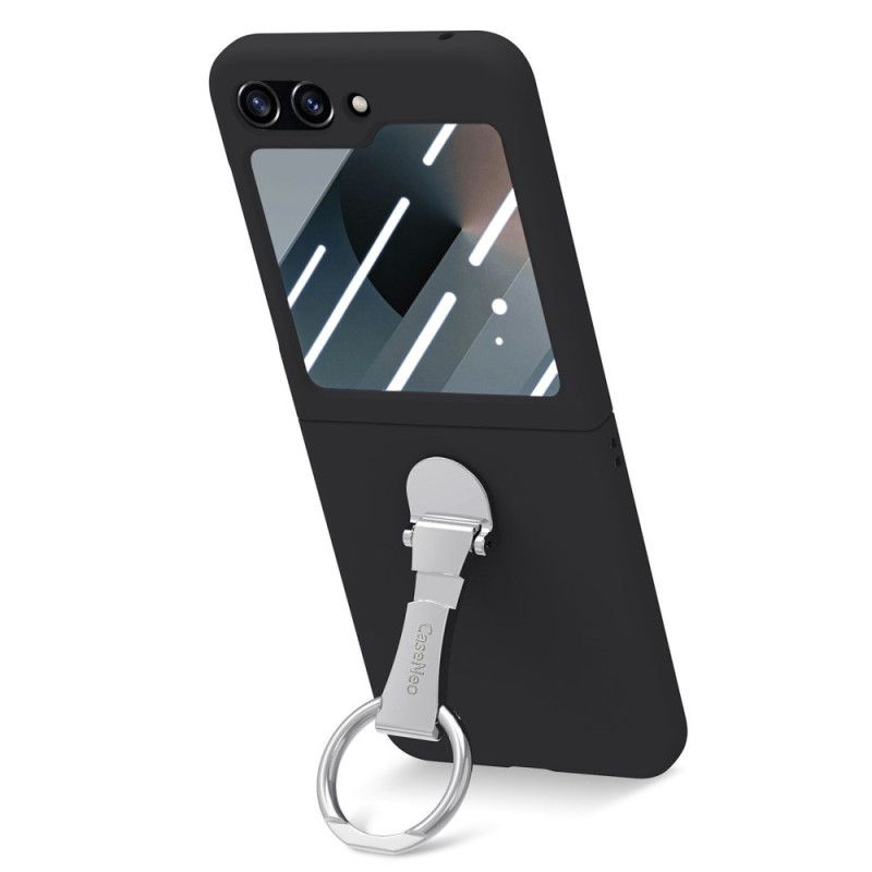 Cover Samsung Galaxy Z Flip 7 Fe Ringholder Og Skærmbeskytter På Bagsiden