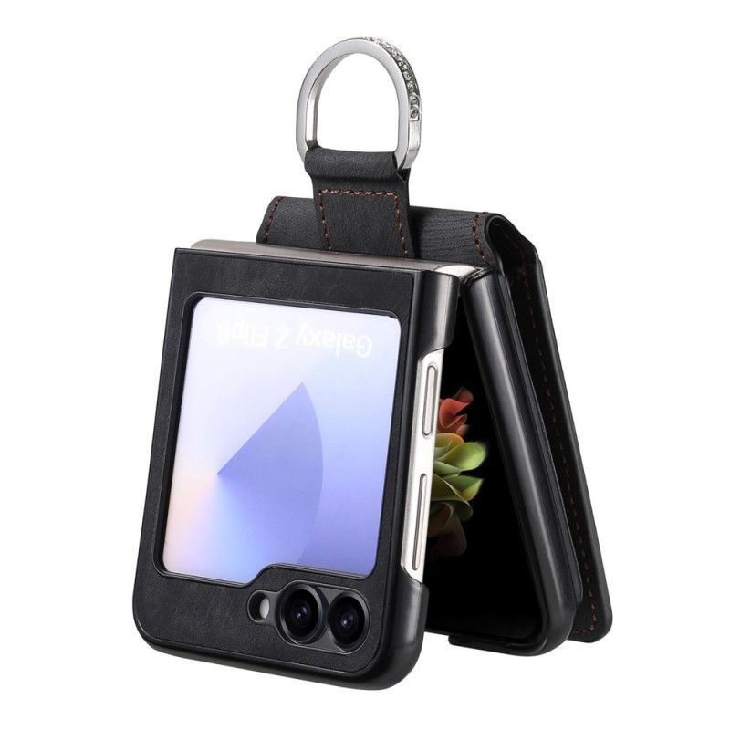 Cover Samsung Galaxy Z Flip 7 Fe Ruskindseffekt Med Kortholder