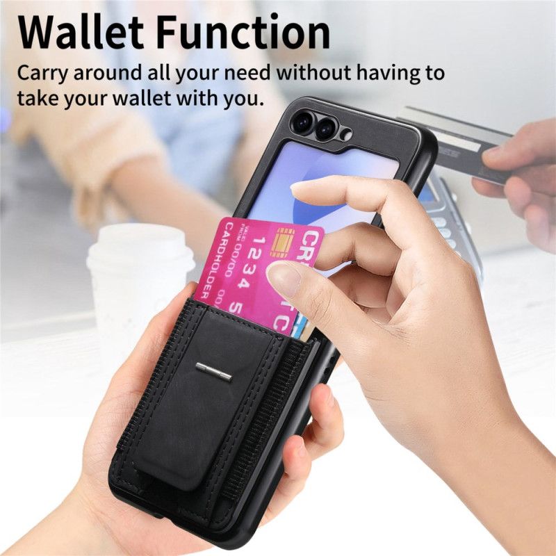 Cover Samsung Galaxy Z Flip 7 Fe Stativ Og Kortholder