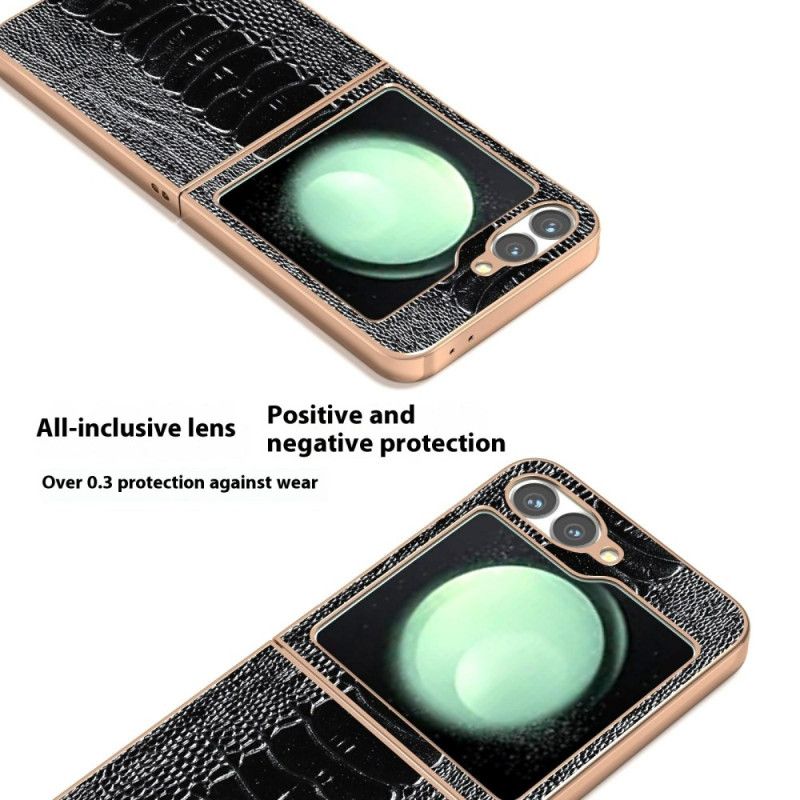 Cover Samsung Galaxy Z Flip 7 Fe Style Croco