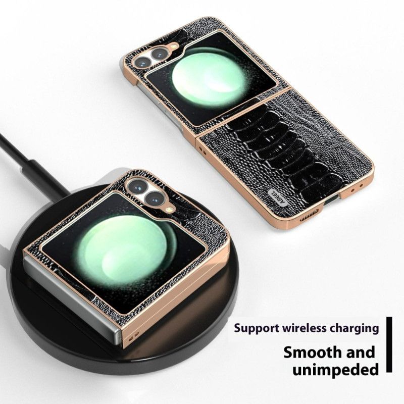 Cover Samsung Galaxy Z Flip 7 Fe Style Croco