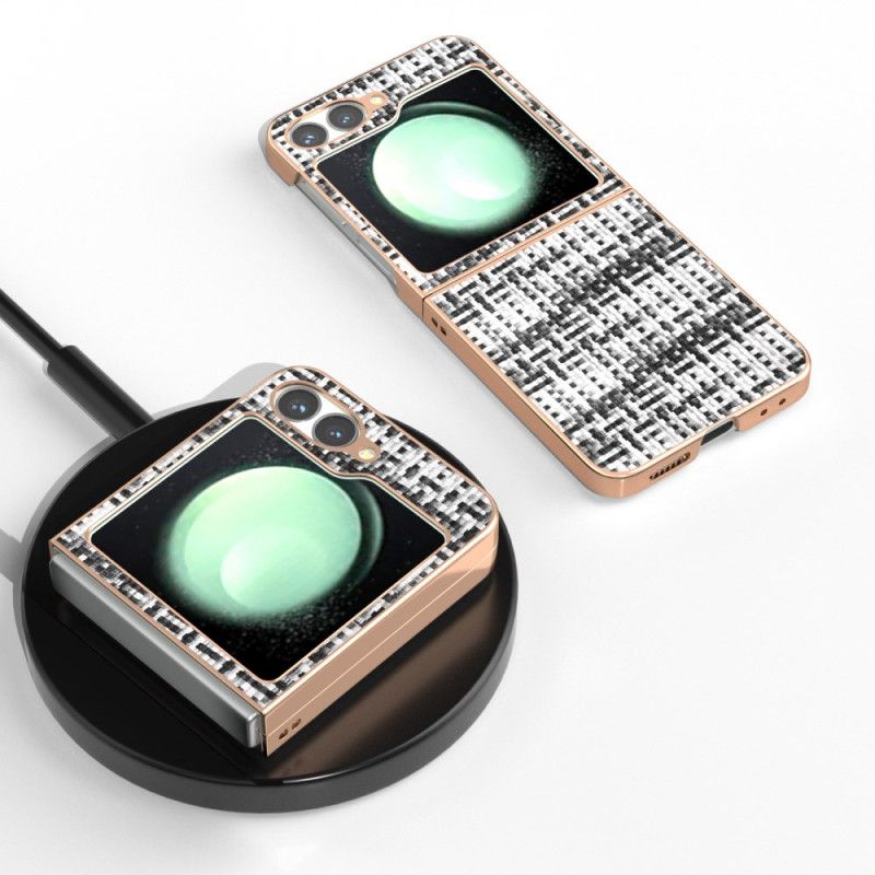 Cover Samsung Galaxy Z Flip 7 Fe Tekstureret Kunstlæder