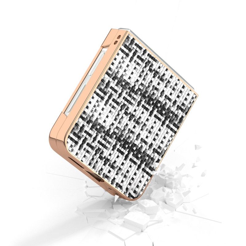 Cover Samsung Galaxy Z Flip 7 Fe Tekstureret Kunstlæder