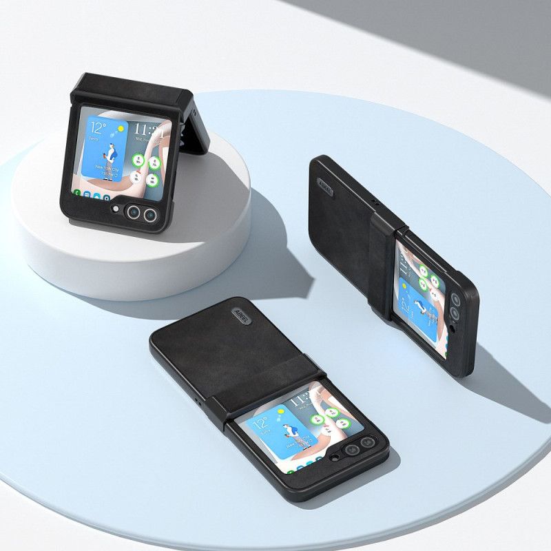 Cover Samsung Galaxy Z Flip 7 Fe Telefon Etui Abeel Vintage-læderstil