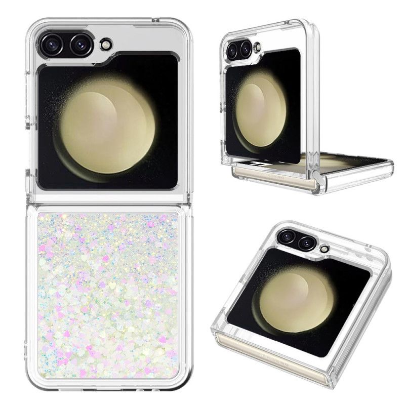 Cover Samsung Galaxy Z Flip 7 Fe Telefon Etui Glitter