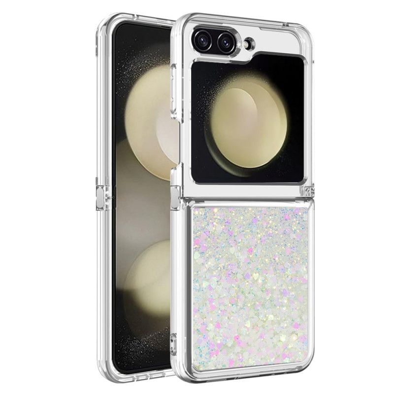 Cover Samsung Galaxy Z Flip 7 Fe Telefon Etui Glitter