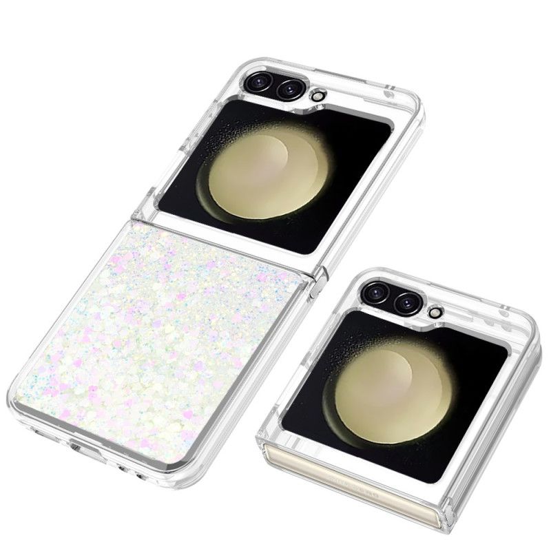 Cover Samsung Galaxy Z Flip 7 Fe Telefon Etui Glitter