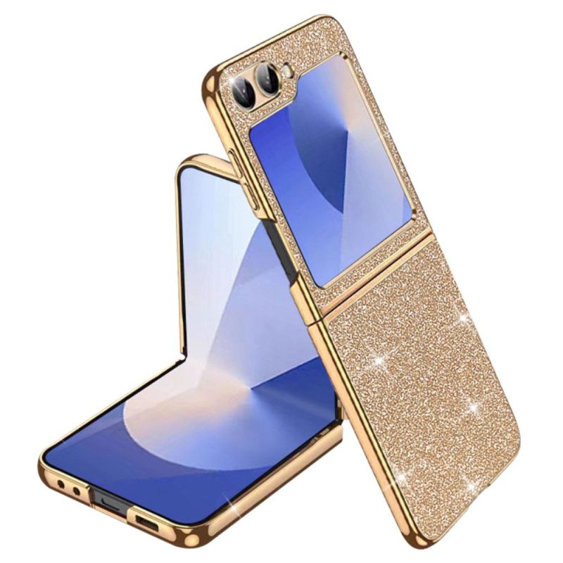 Cover Samsung Galaxy Z Flip 7 Fe Telefon Etui Klassisk Glitter