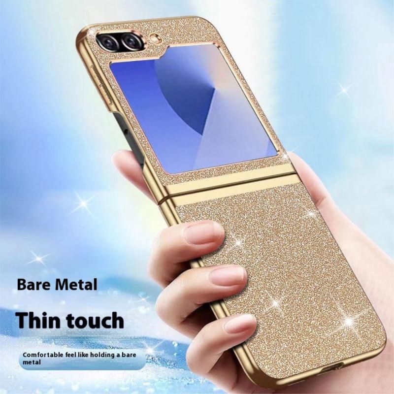 Cover Samsung Galaxy Z Flip 7 Fe Telefon Etui Klassisk Glitter