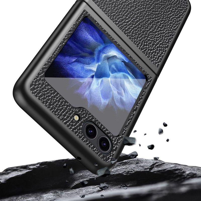 Cover Samsung Galaxy Z Flip 7 Fe Telefon Etui Litchi Kunstlæder