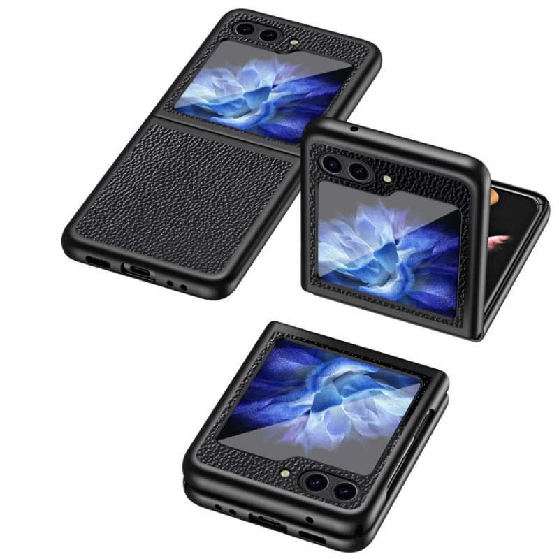 Cover Samsung Galaxy Z Flip 7 Fe Telefon Etui Litchi Kunstlæder