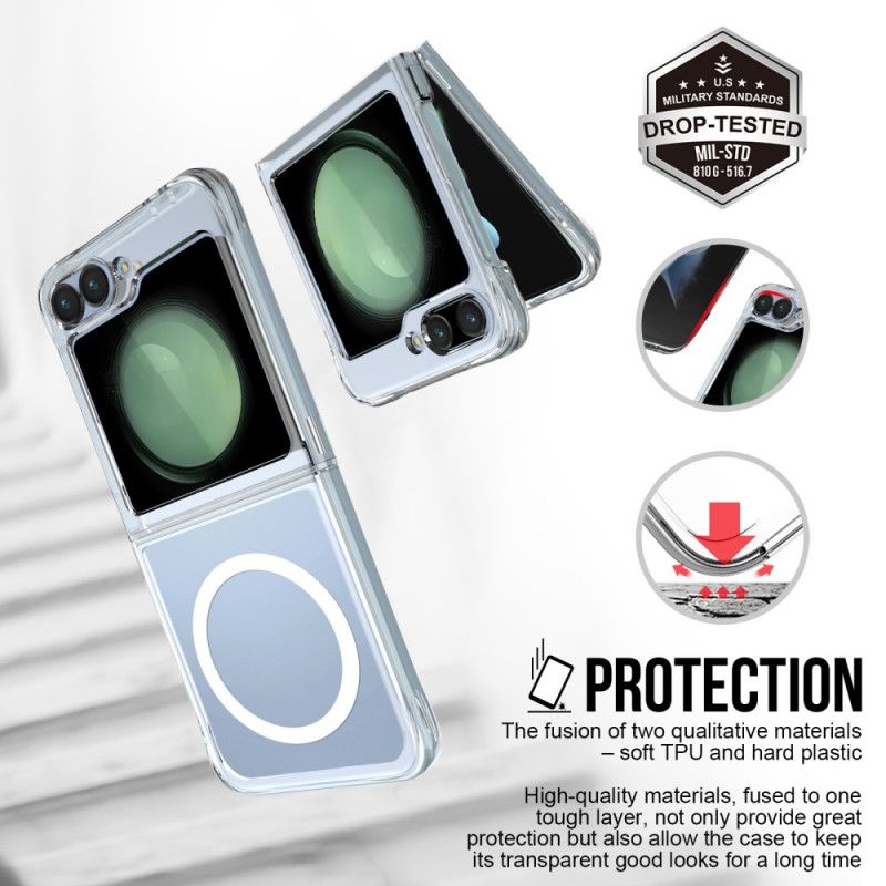 Cover Samsung Galaxy Z Flip 7 Fe Telefon Etui Magnetisk Klar