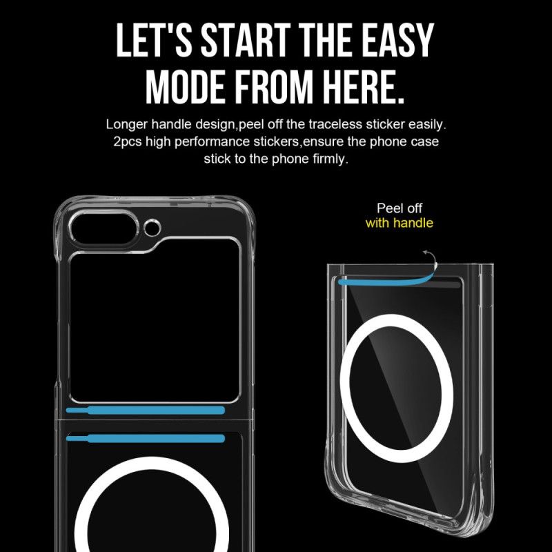 Cover Samsung Galaxy Z Flip 7 Fe Telefon Etui Magnetisk Klar