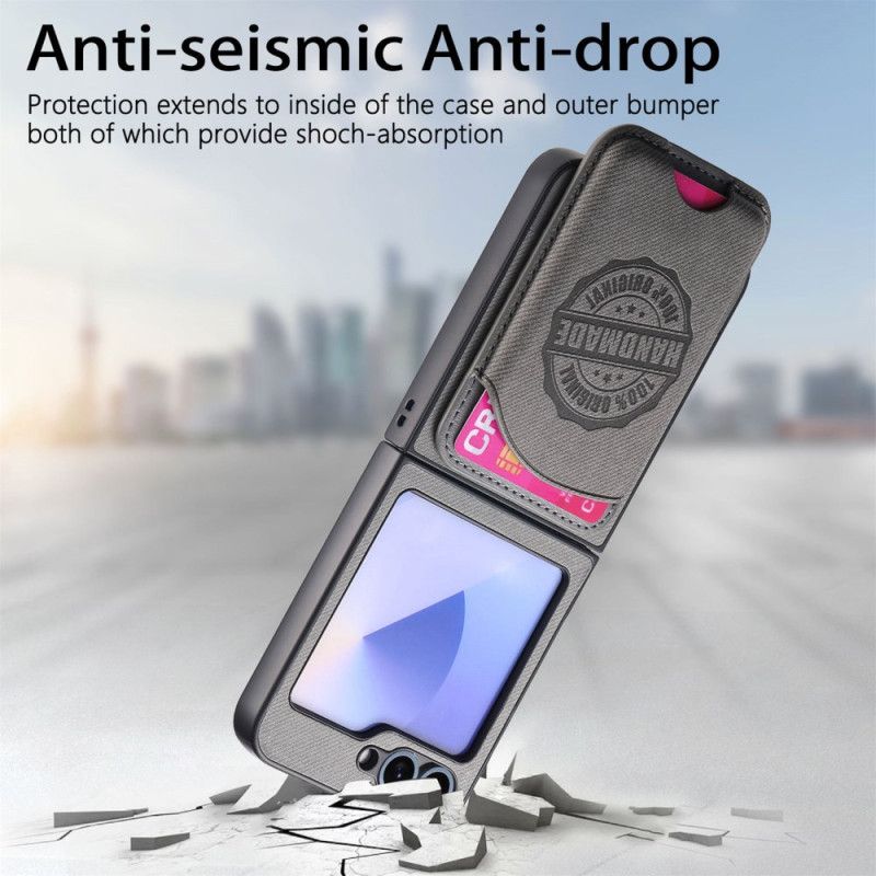 Cover Samsung Galaxy Z Flip 7 Fe Telefon Etui Magsafe-kompatibel Aftagelig Kortholder